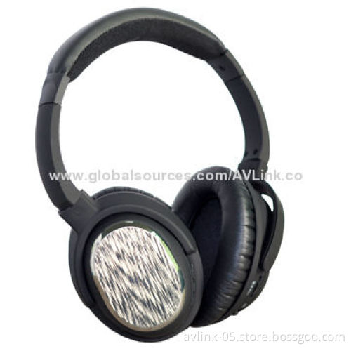 Swivel Bluetooth Active Noise-canceling Headphones with 3.5mm Audio Jack and Micro USB Charging Port